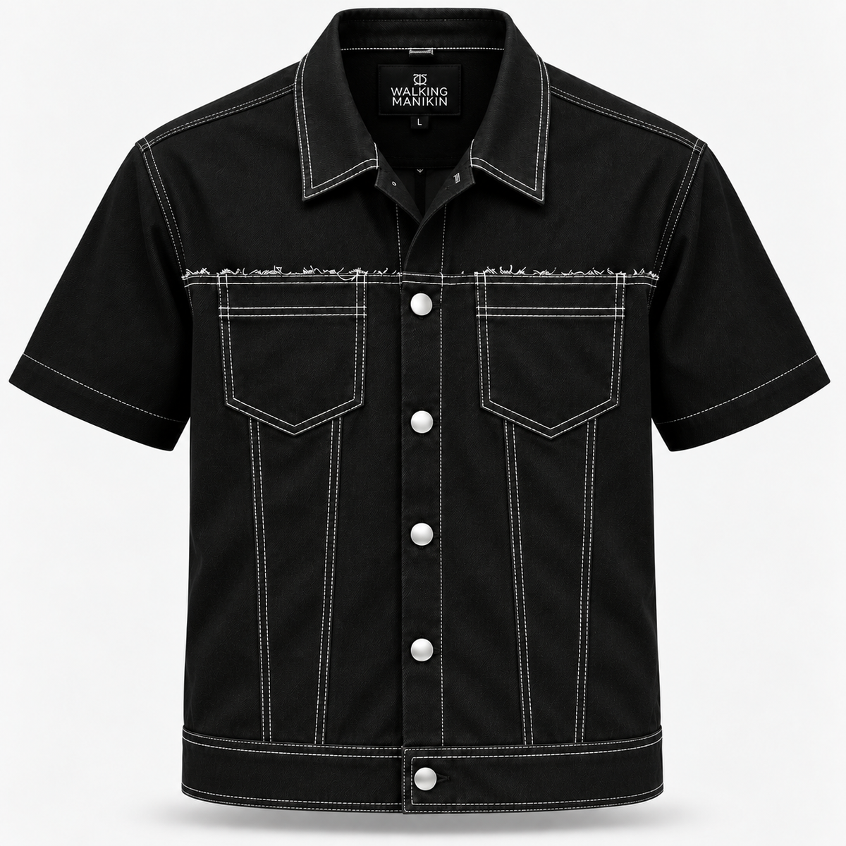 KAKAWA DENIM SHORT SLEEVES SHIRT